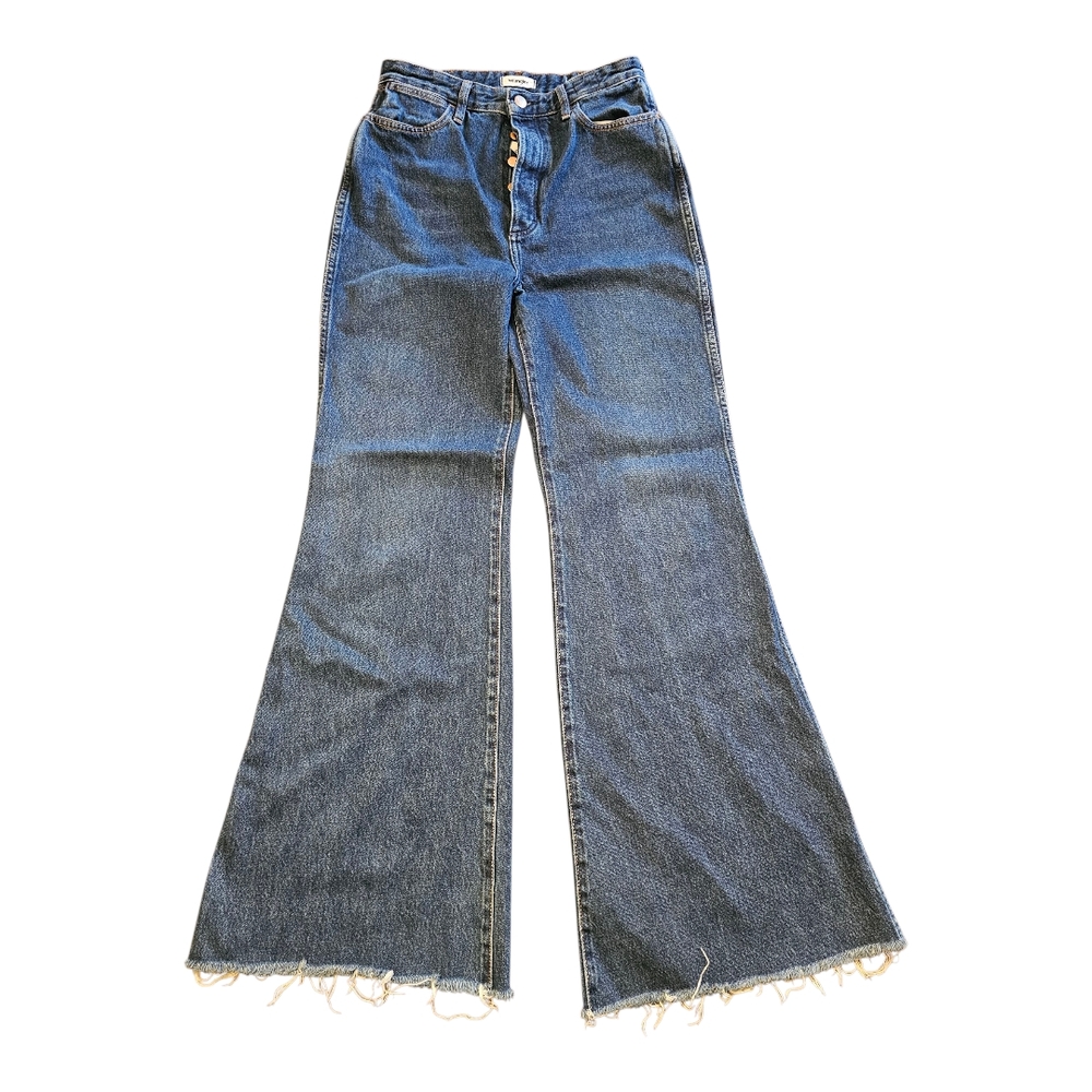 Wrangler Jeans Dark Blue Wide Leg Denim